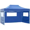Image de Tente Pliable Avec 3 Parois 3 X 4,5 M Bleu