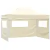 Image de Vidaxl   Tente Pliable 3 X 4,5 M   3 Parois Latérales   Acier Thermolaqué   Tissu Oxford Imperméable   Protection Uv