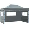 Image de Vidaxl - Tente Pliable Avec 3 Parois 431x291x315 Cm Anthracite