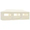 Image de Tente De Réception Pliable Avec 8 Parois 870x291x315 Cm Blanc Cassé Vidaxl