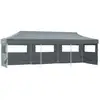 Image de Vidaxl - Tente De Réception Pliable Avec 5 Parois 3 X 9 M Anthracite