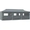 Image de vidaXL Tente de réception pliante Pop-Up avec 8 parois latérales 870x291x315 cm Anthracite