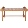 Image de vidaXL Table basse 100x50x45 cm en teck massif