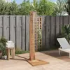 Image de vidaXL Douche de jardin en teck massif 70x75x204 cm