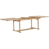 Image de vidaXL Table de jardin à rallonges 180-280x100x75 cm en teck massif