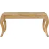 Image de vidaXL Table basse 80x80x40 cm en bois massif de manguier
