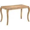Image de Table De Salle À Manger 118x60x76 Cm Bois De Manguier Massif Vidaxl