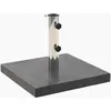 Image de Socle De Parasol Granite 28,5 Kg Carré Noir