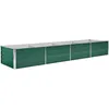 Image de Vidaxl - Lit Surélevé De Jardin Acier Galvanisé 320x80x45 Cm Vert
