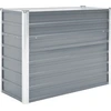 Image de vidaXL Lit surélevé de jardin Acier galvanisé 100x40x77 cm Gris