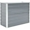 Image de Vidaxl - Lit Surélevé De Jardin Acier Galvanisé 100x40x77 Cm Gris