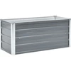 Image de vidaXL Lit surélevé de jardin Acier galvanisé 100x40x45 cm Gris