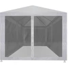 Image de vidaXL Tente de réception avec 6 parois latérales en maille 6 x 3 m