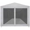 Image de vidaXL Tente de réception avec 8 parois latérales en maille 9 x 3 m