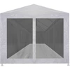 Image de vidaXL Tente de réception avec 10 parois latérales en maille 12 x 3 m