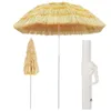 Image de Parasol De Plage Naturel 180 Cm Style Hawaïen Vidaxl