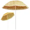 Image de vidaXL Parasol de plage nature 240 cm style hawaïen