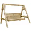 Image de Balancelle De Jardin Bois De Pin Imprégné 205x150x157 Cm Vidaxl