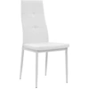 Image de vidaXL Chaises de salle à manger 6 pcs. Similicuir blanc
