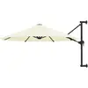 Image de Vidaxl - Parasol Mural Avec Mât Métallique 300 Cm Sable