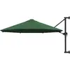 Image de Vidaxl - Parasol Mural Avec Mât Métallique 300 Cm Vert
