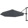 Image de vidaXL Parasol à montage mural avec mât métallique 300 cm Anthracite