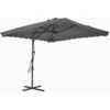 Image de vidaXL Parasol avec mât en acier 250x250 cm Anthracite