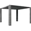 Image de Vidaxl - Tonnelle Et Toit Résine Tressée 300x300x200cm Gris / Anthracite