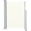 Image de vidaXL Marquise latérale extensible 100 x 300 cm Crème