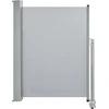 Image de vidaXL Marquise latérale extensible 100x300 cm Gris