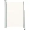 Image de vidaXL Marquise latérale extensible 120x300 cm Crème
