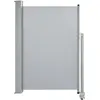 Image de vidaXL Marquise latérale extensible 120x300 cm Gris