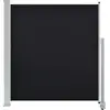Image de vidaXL Marquise latérale extensible 140x300 cm Noir