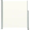 Image de vidaXL Marquise latérale extensible 140x300 cm Crème