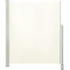 Image de vidaXL Marquise latérale extensible 160x300 cm Crème
