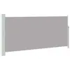 Image de vidaXL Marquise latérale extensible 140x300 cm Gris