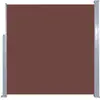 Image de vidaXL Marquise latérale extensible 140x300 cm Marron