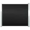 Image de Auvent Latéral Rétractable 120 X 300 Cm Noir