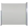 Image de vidaXL Marquise latérale extensible 120x300 cm Crème