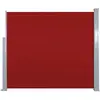 Image de vidaXL Marquise latérale extensible 120x300 cm rouge
