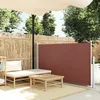 Image de Auvent Latéral Rétractable 120 X 300 Cm Marron - Vidaxl