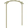 Image de Vidaxl   Pergola De Jardin 180x210 Cm En Bois De Pin Imprégné   Structure Résistante À La Pourriture   Idéale Pour Plantes Grimpantes