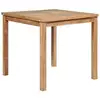 Image de Vidaxl - Table De Jardin 80x80x77 Cm Bois De Teck Solide