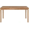 Image de vidaXL Table de jardin 150x90x77 cm bois massif teck