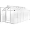 Image de Vidaxl   Serre De Jardin Polycarbonate 362x190x195 Cm   6,87 M²   Résistante Aux Uv   Isolation Thermique   Ventilation Optimale