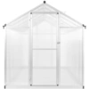 Image de vidaXL serre aluminium 421x190x195 cm 15,6 m³