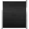 Image de vidaXL Marquise latérale extensible 160x500 cm Noir