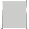 Image de vidaXL Marquise latérale extensible 160x500 cm Crème