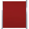 Image de vidaXL Marquise latérale extensible 160x500 cm rouge