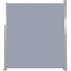 Image de vidaXL Marquise latérale extensible 160x500 cm Gris